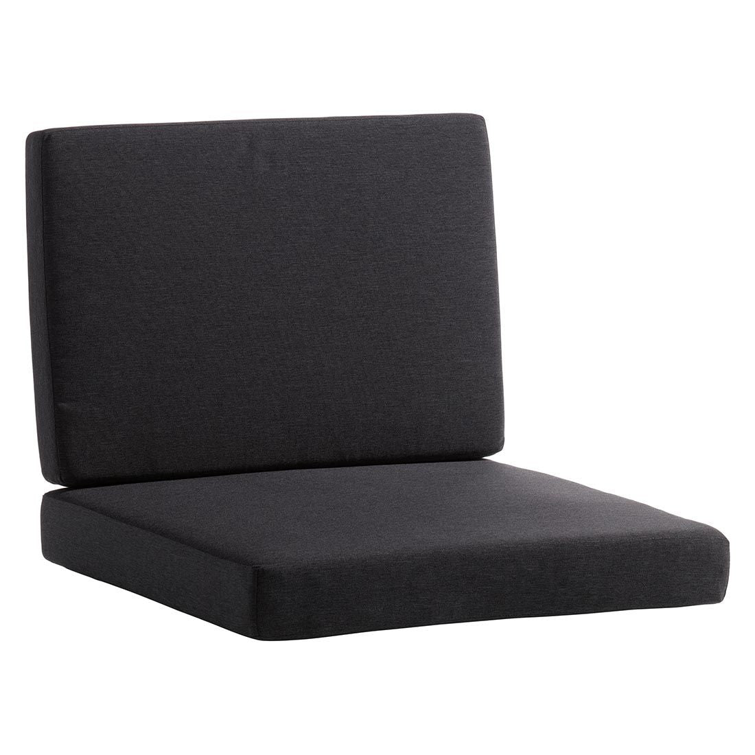 Loungepute sitte Lugo Sunproof 61x61 cm mørkgrå detalj av stoff