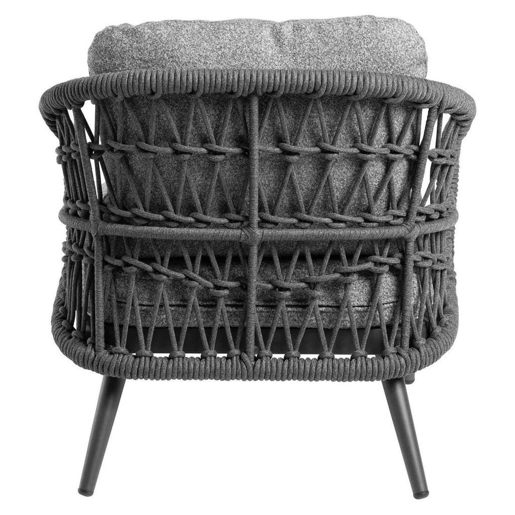 Loungesett 7013 med loungebord, aluminium/tau - Interliving