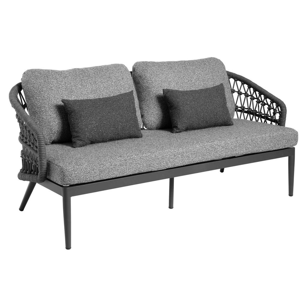 Loungesett 7013 med loungebord, aluminium/tau - Interliving