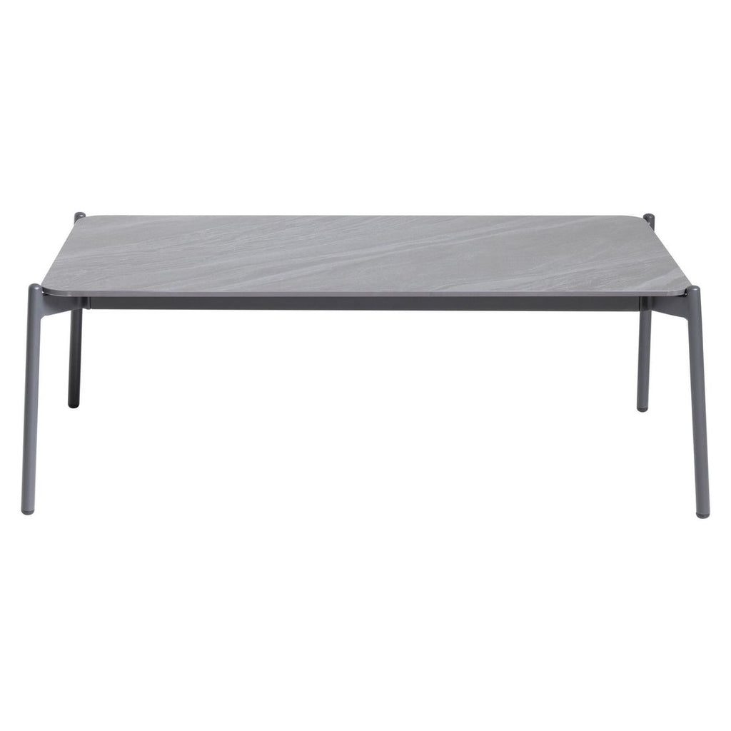 Loungesett 7013 med loungebord, aluminium/tau - Interliving