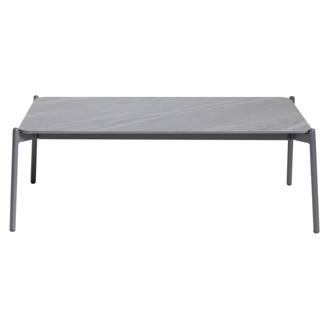 Loungesett 7013 med loungebord, aluminium/tau - Interliving