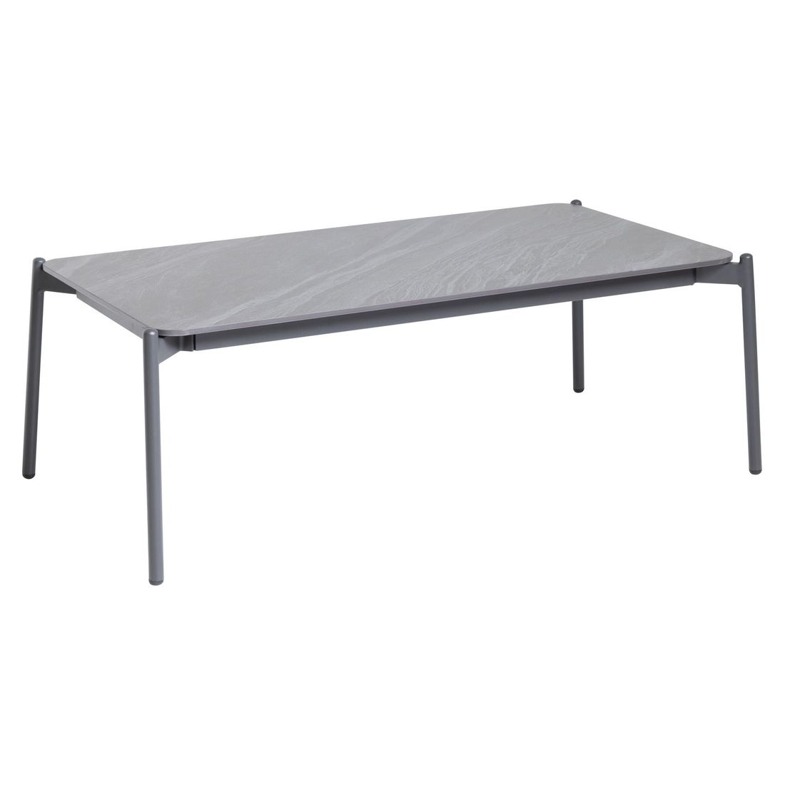 Loungesett 7013 med loungebord, aluminium/tau - Interliving