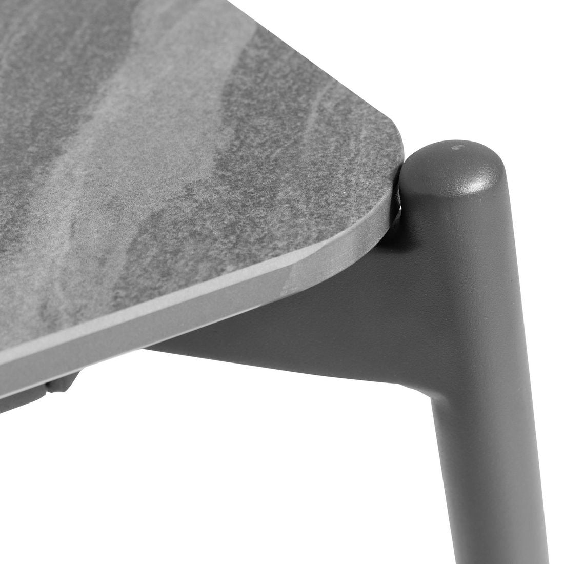 Loungesett 7013 med loungebord, aluminium/tau - Interliving