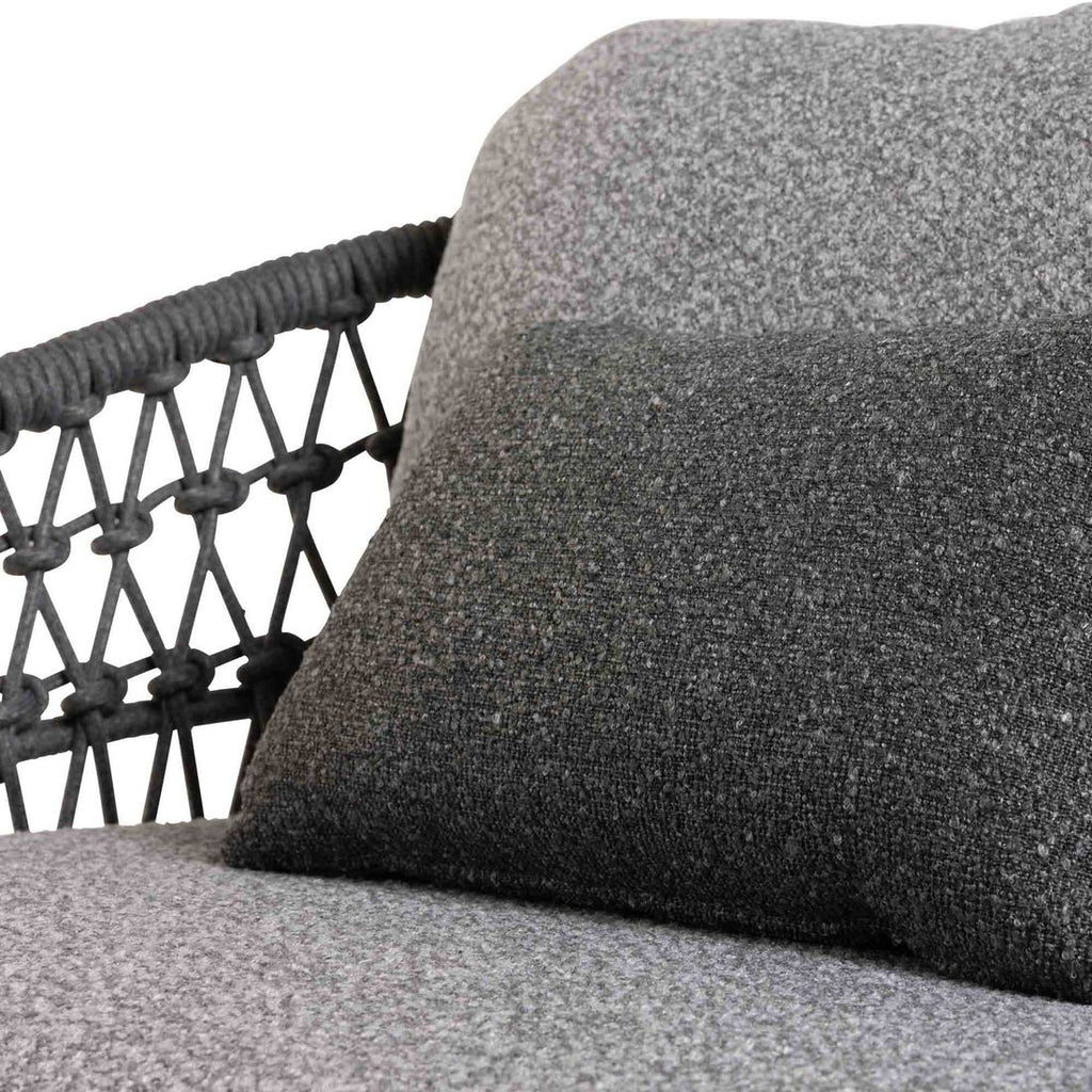 Loungesett 7013 med loungebord, aluminium/tau - Interliving