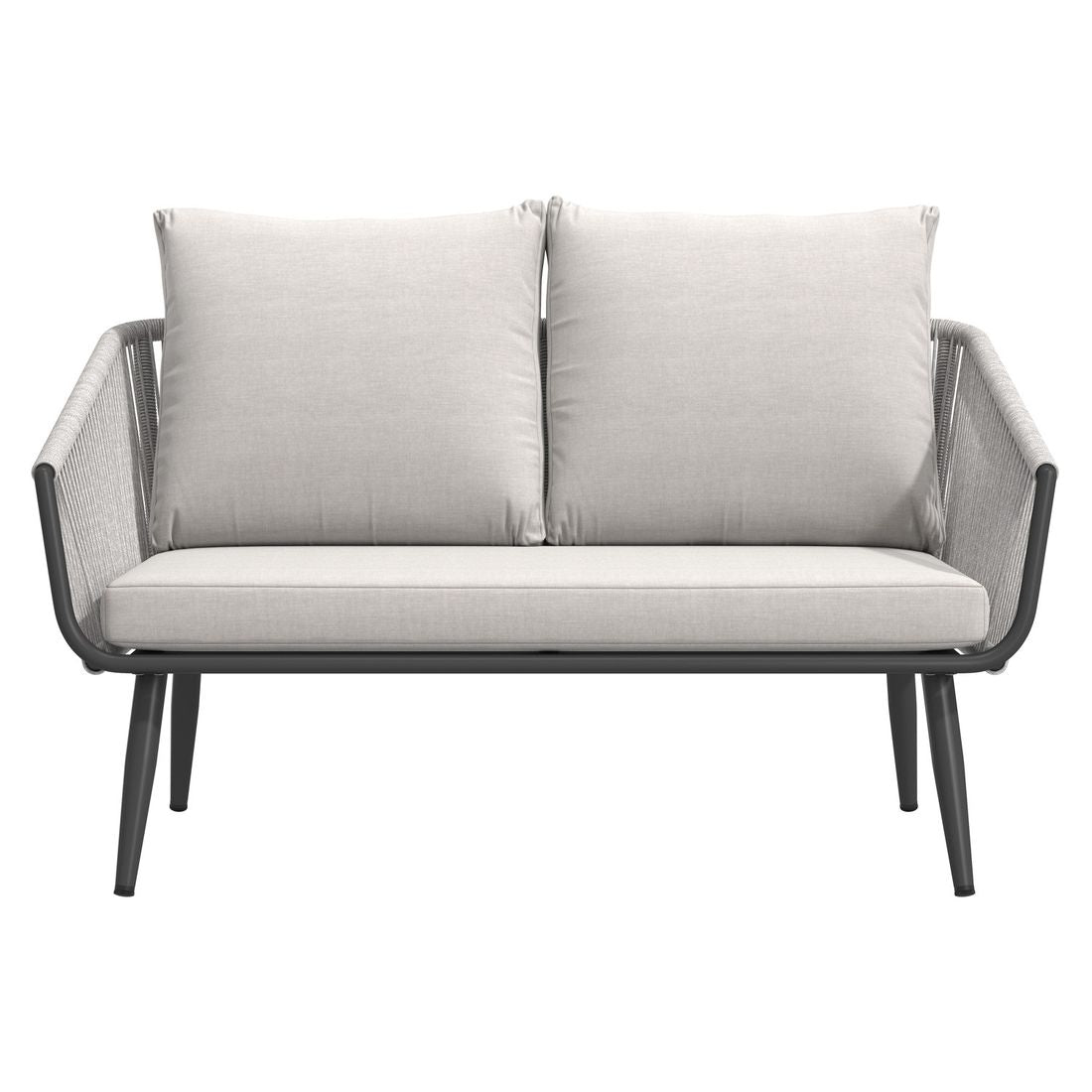 Loungesett Alex aluminium/tau/olefin lysgrå - OUTLIV.