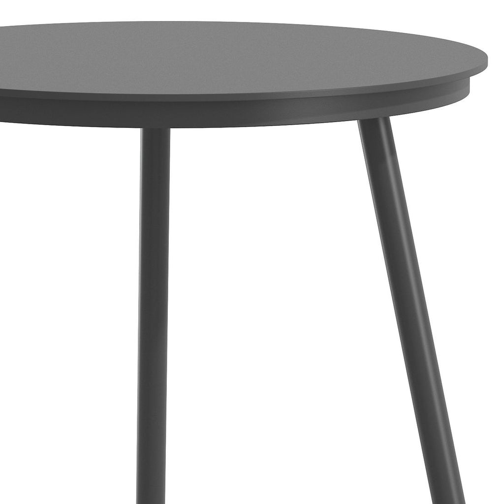loungesett alex med sidebord aluminium tau olefin gra detalj bordplate