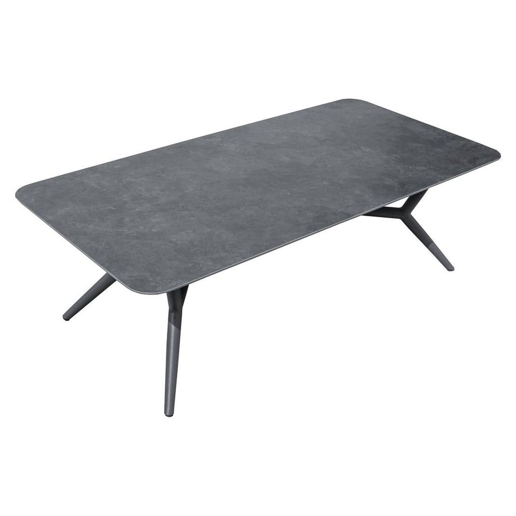 Loungesett Aruba med loungebord aluminium tau keramikk stablet sett