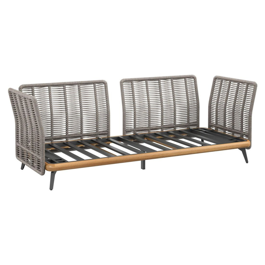 Loungesett Ava akasie/tau med loungebord - OUTLIV.
