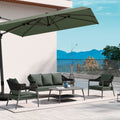 Loungesett Camarillo med loungebord front
