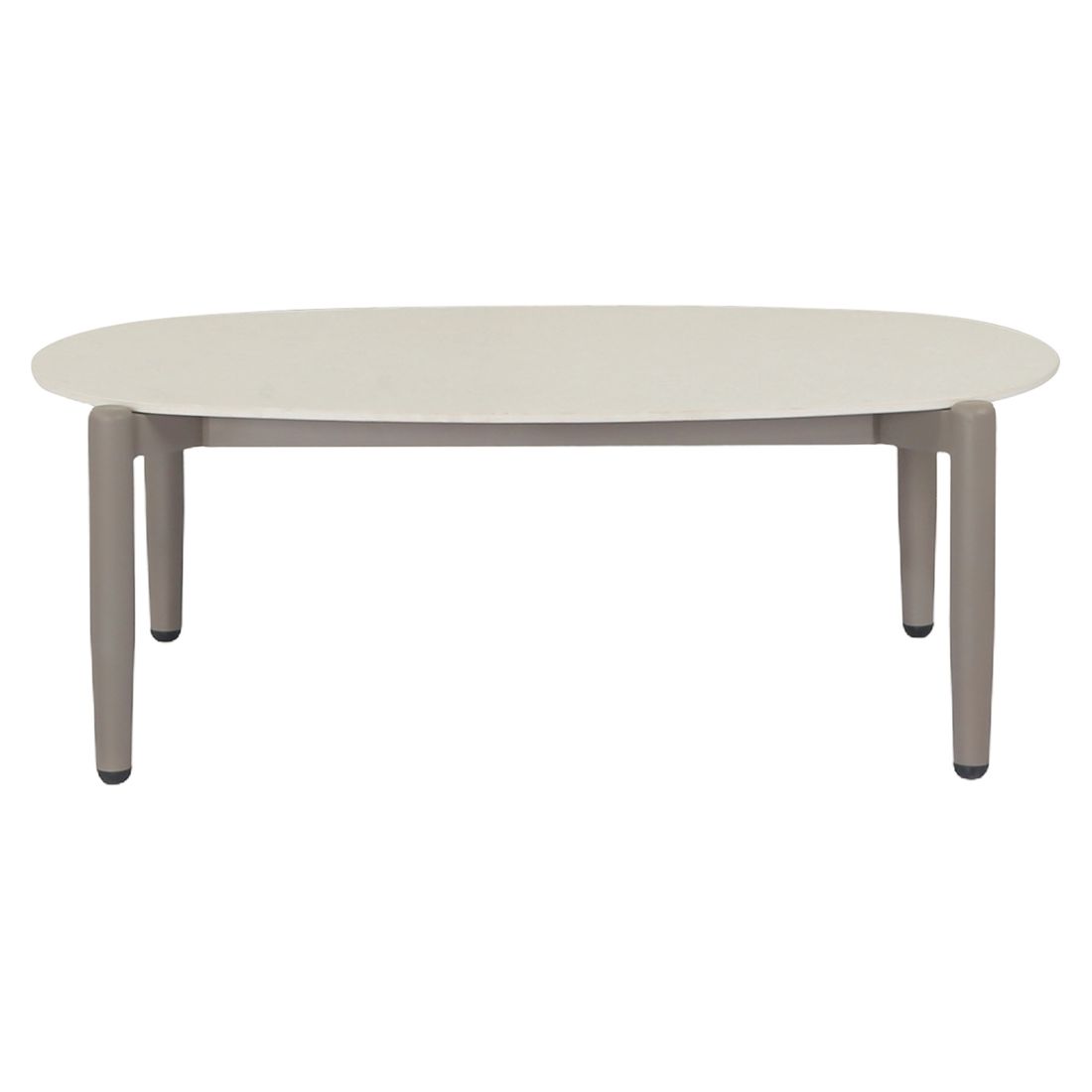 Loungesett Cleveland aluminium tau med loungebord sett fra siden