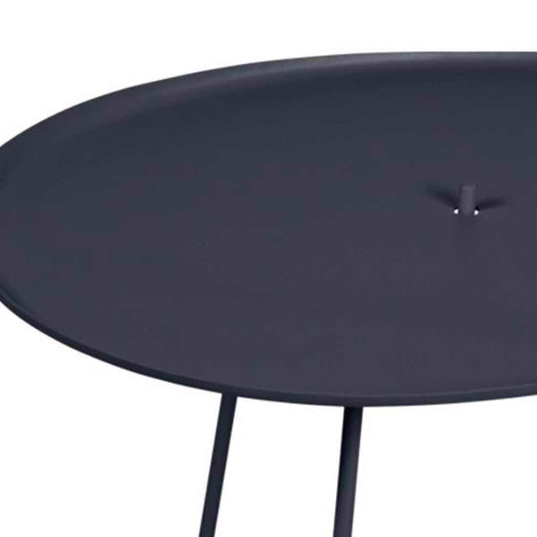 Loungesett Clovelly med loungebord teak/polyrotting sideprofil
