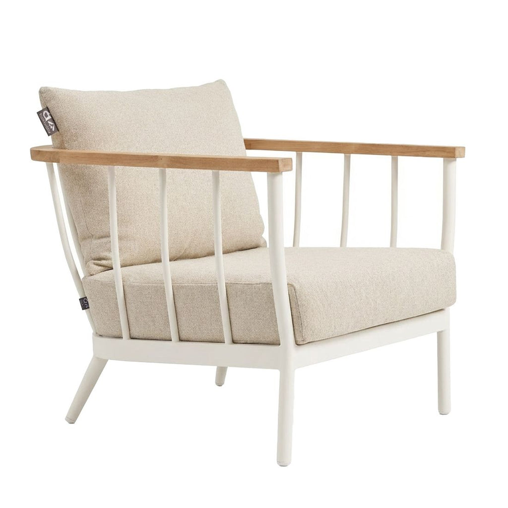 Loungesett Condor med loungebord aluminium/teak - Apple Bee