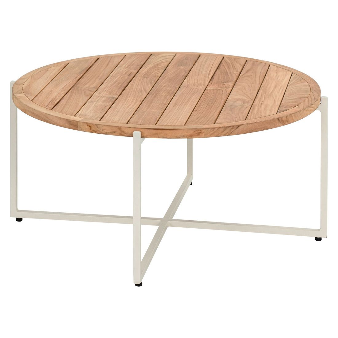Loungesett Condor med loungebord aluminium/teak - Apple Bee