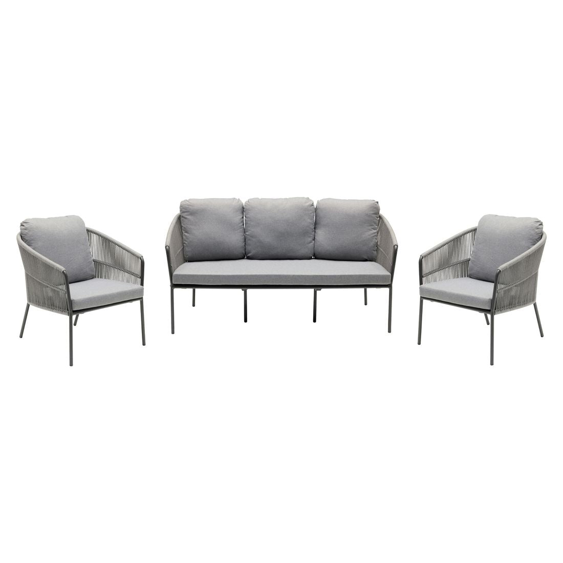 Loungesett Covo aluminium tau olefin - bakside