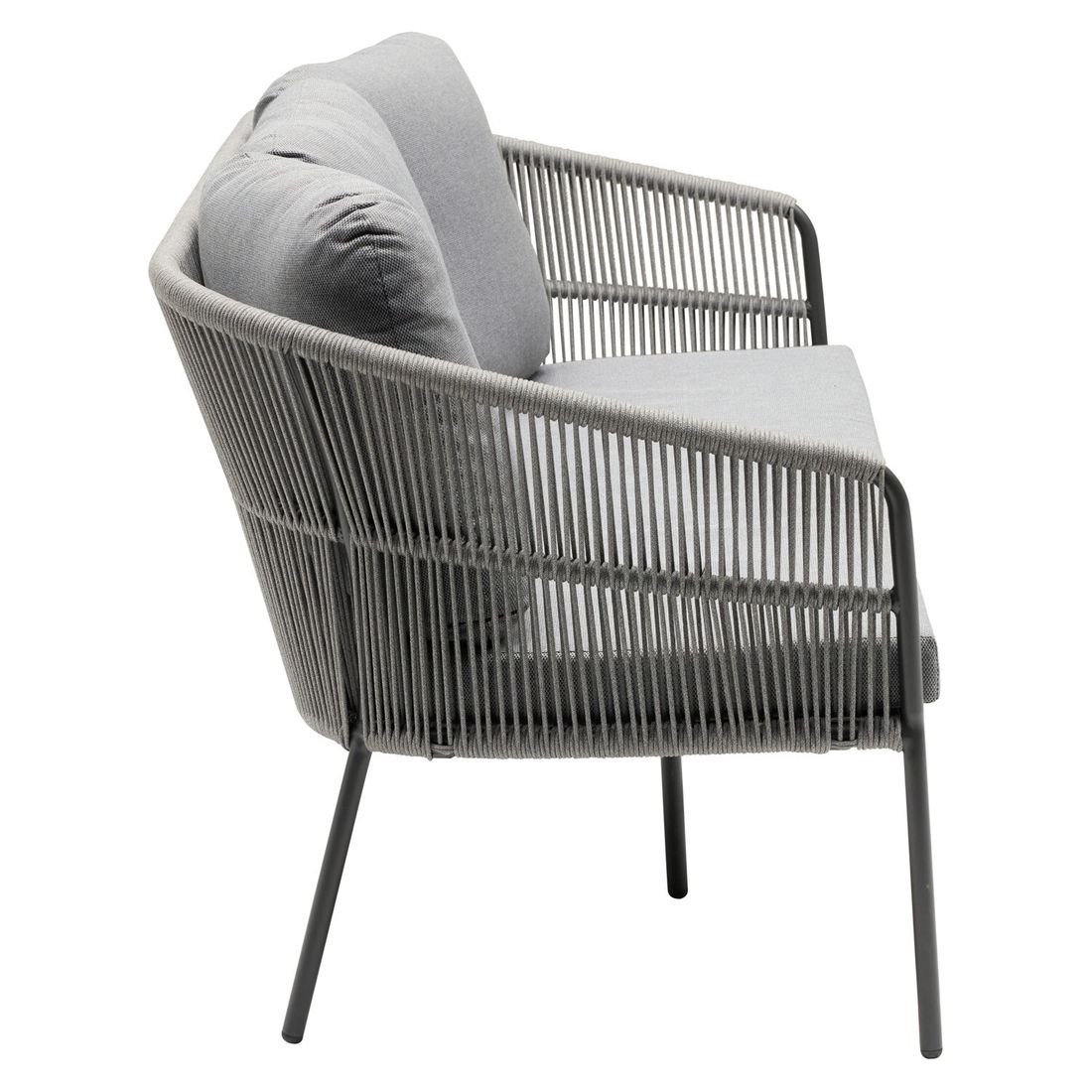 Loungesett Covo aluminium tau olefin - nærbilde av stoff
