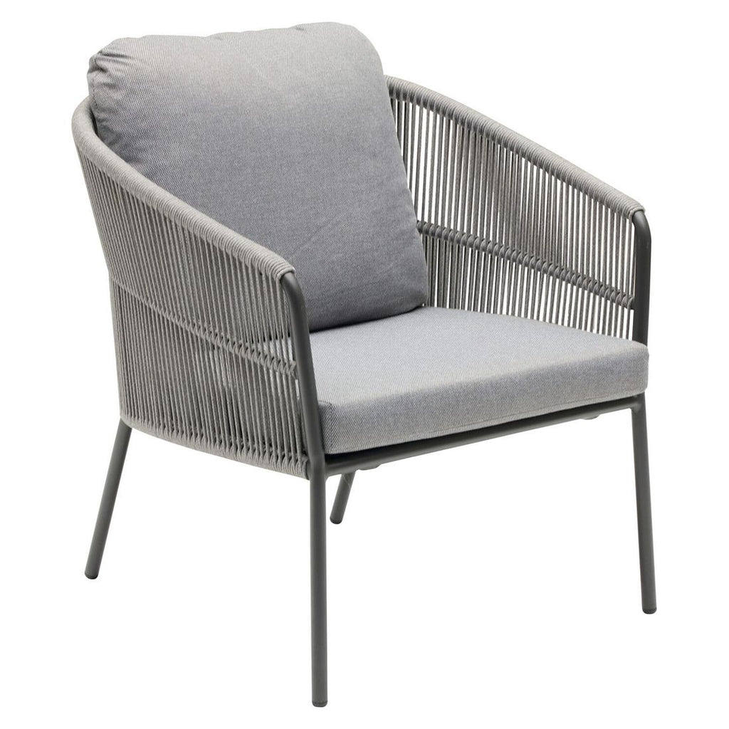 Loungesett Covo aluminium tau olefin - sittepute og rygg