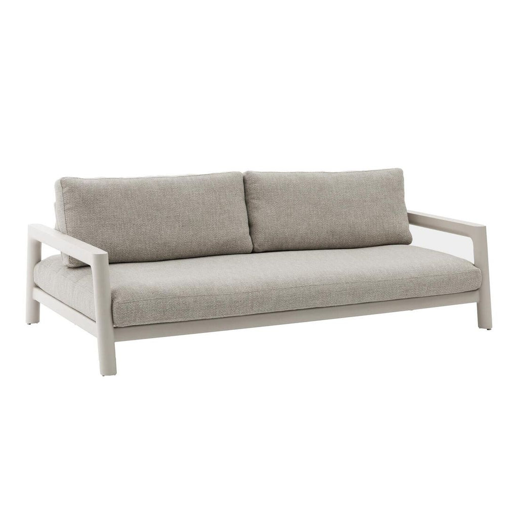 Loungesett Cozy med høydejusterbart bord, aluminium/tau - Zebra