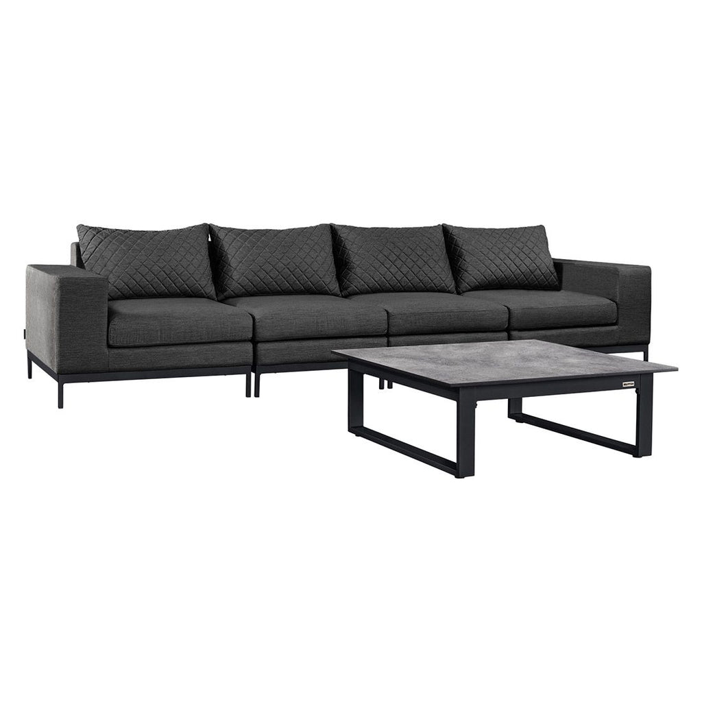 Loungesett Ego Modular montert på terrasse