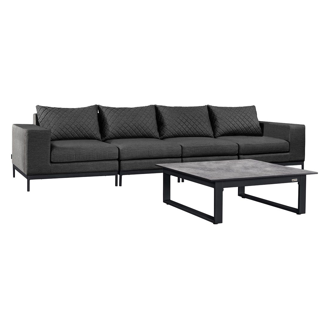 Loungesett Ego Modular montert på terrasse