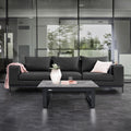 Loungesett Ego Modular med loungebord aluminium antrasitt forfra