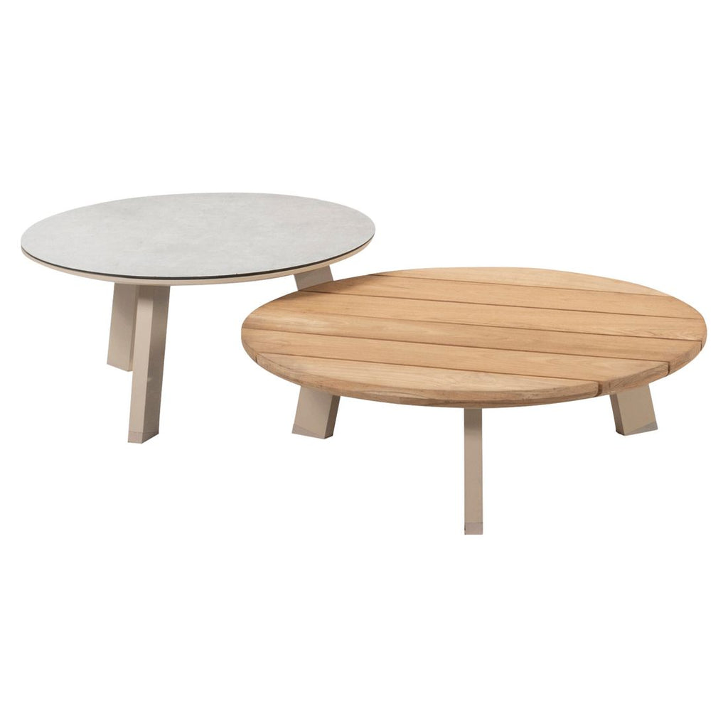 Loungesett Eva med loungebord aluminium/tau/olefin - 4Seasons