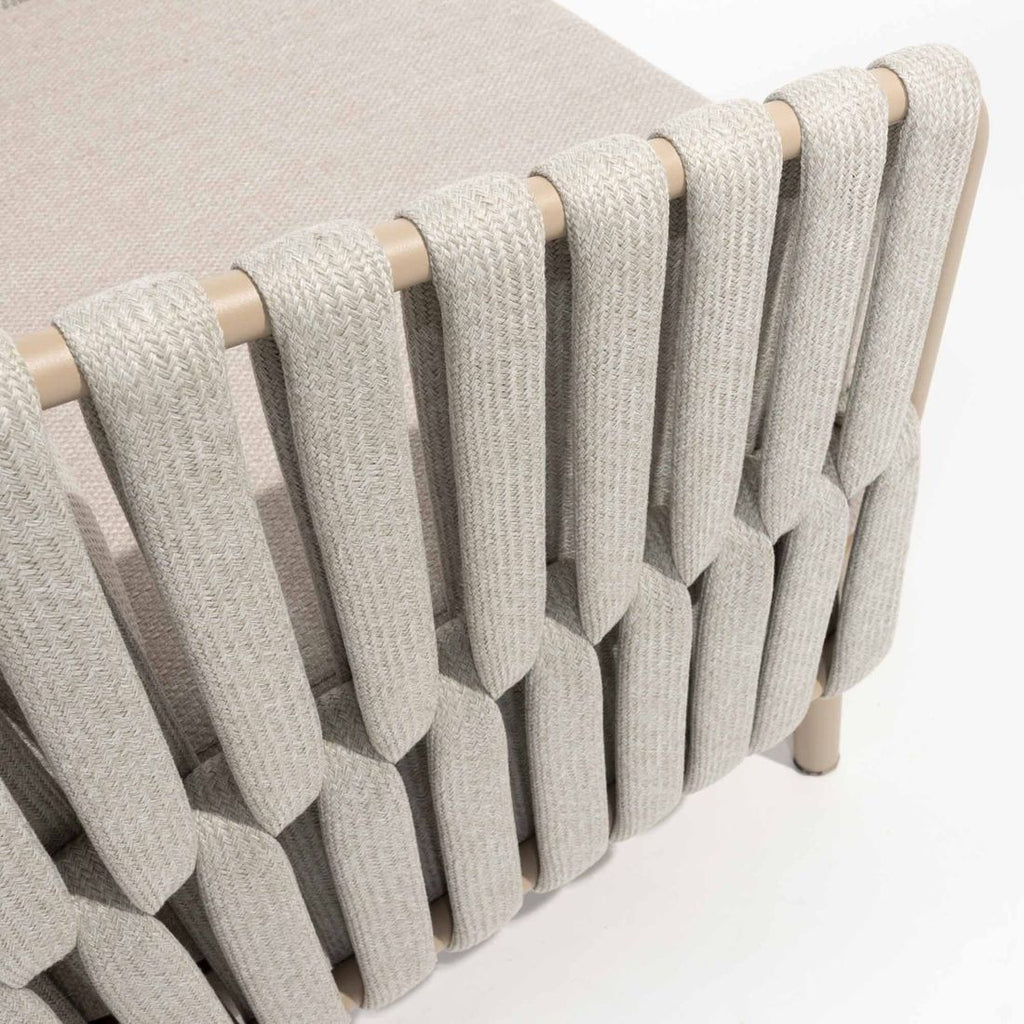 Loungesett Eva med loungebord aluminium/tau/olefin - 4Seasons