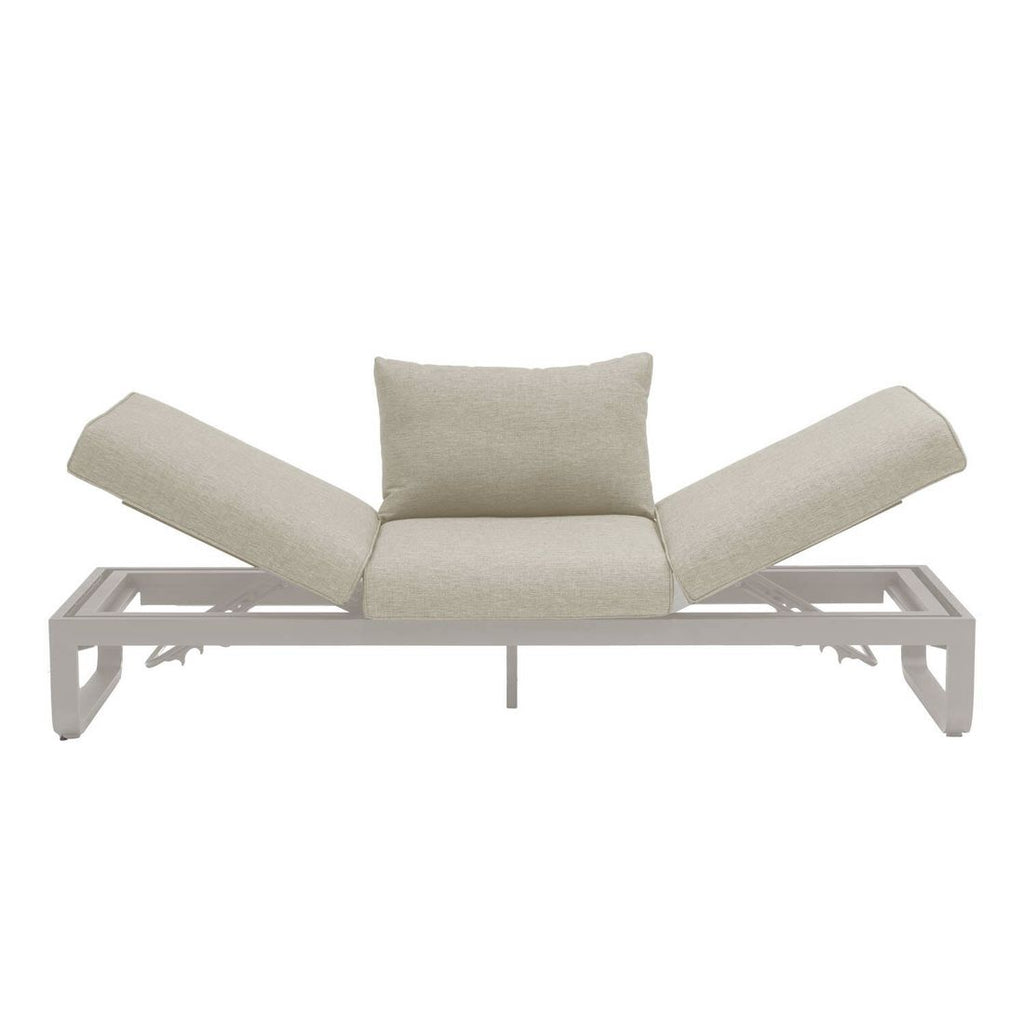 Loungesett Fly med loungebord aluminium/olefin - Zebra sittekomfort
