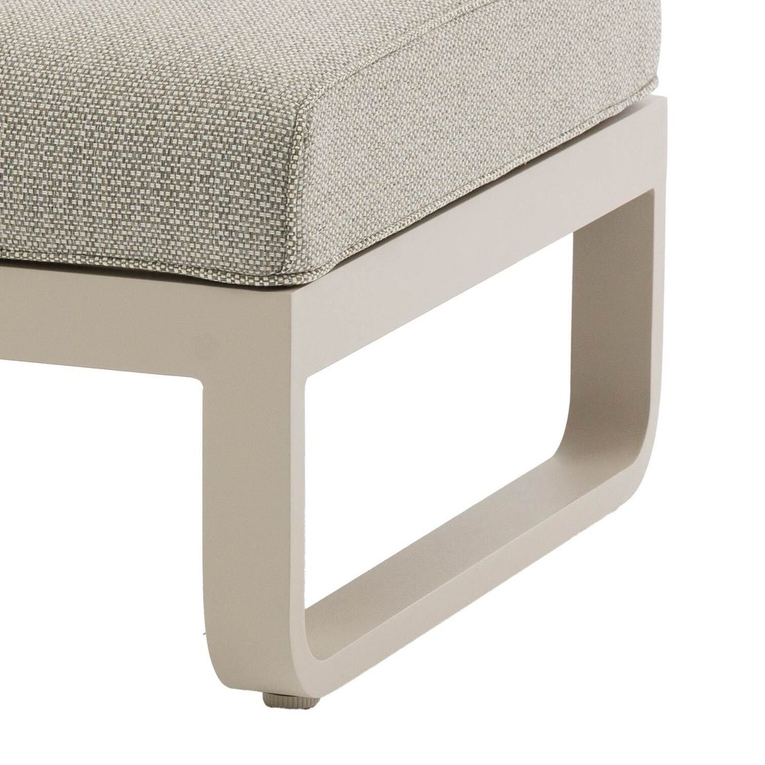 Loungesett Fly aluminium olefin med relaxfunksjon Zebra komplett sett
