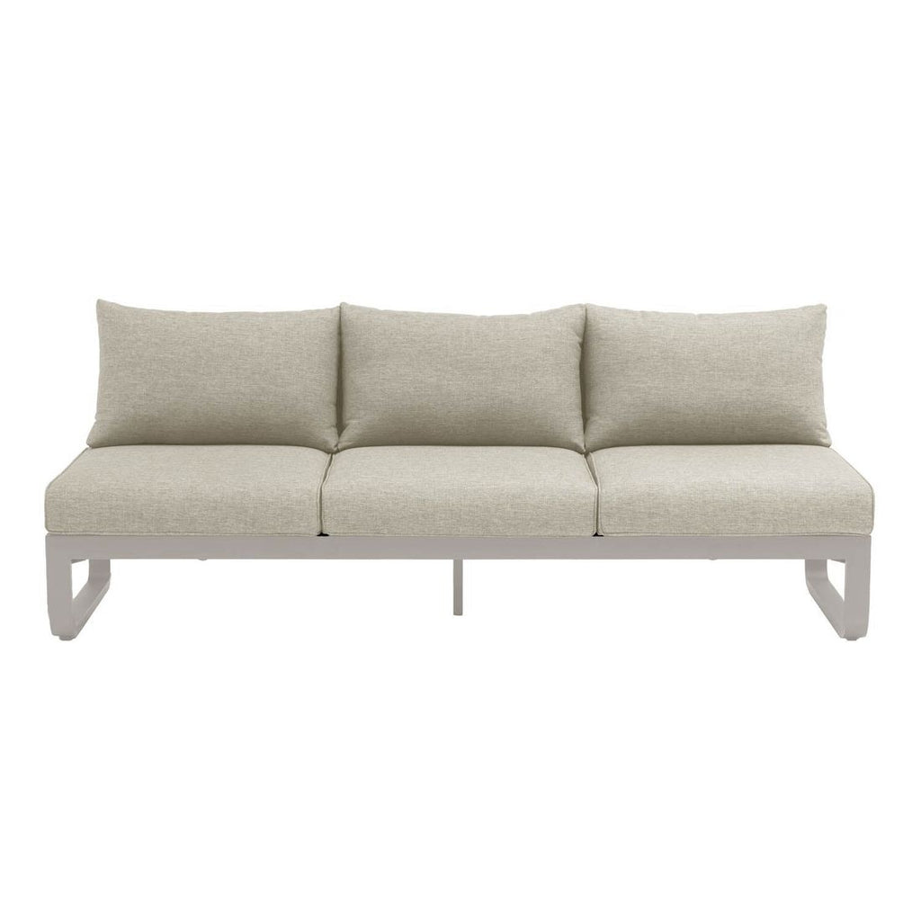 Loungesett Fly aluminium teak keramikk med olefinputer montert
