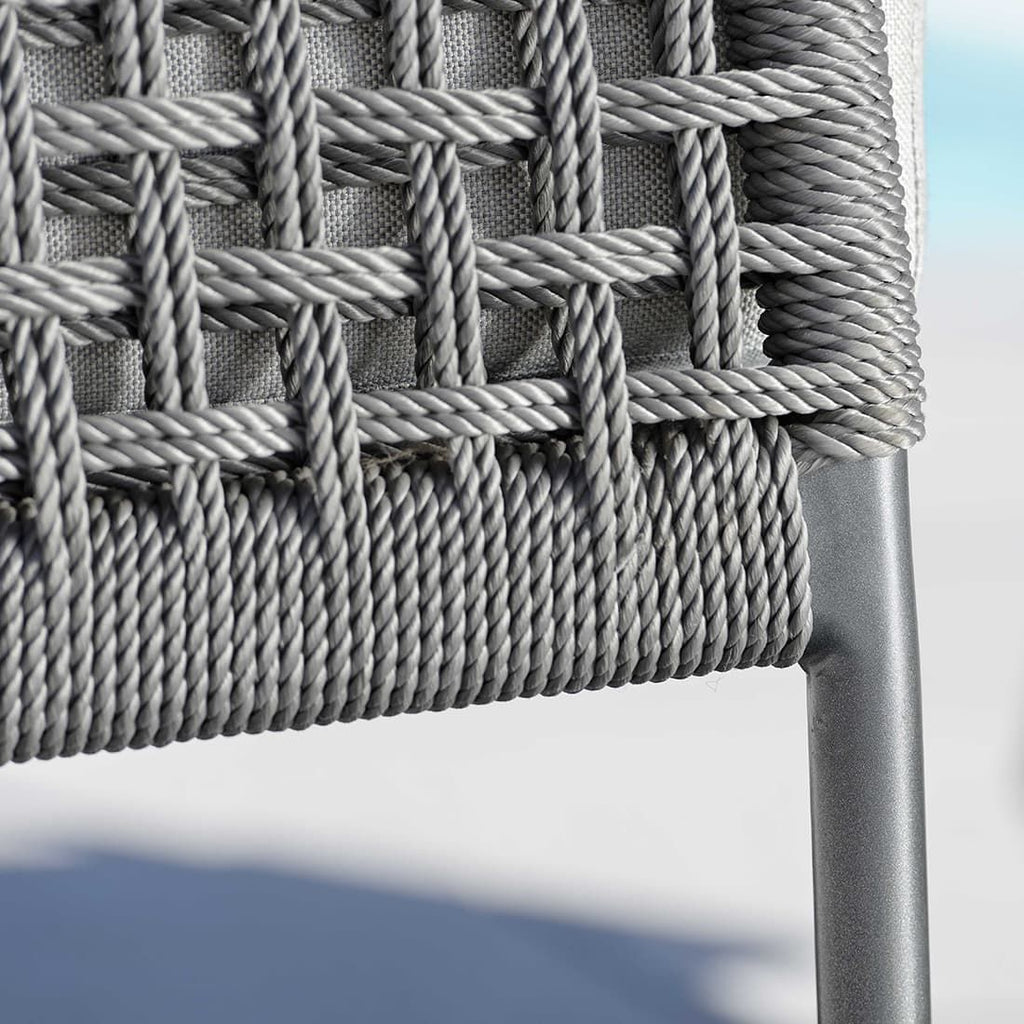Loungesett Greta aluminium/tau med loungebord Stern helhetsbilde