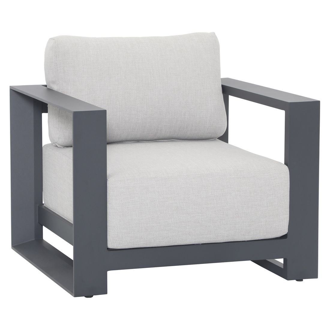 Loungesett Levanto aluminium med loungebord puter detalj