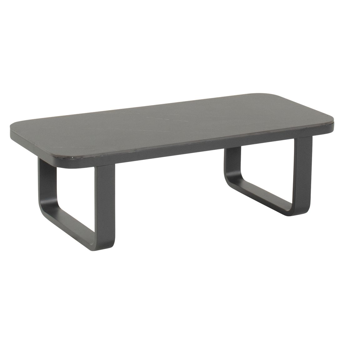 Loungesett Milano aluminium/olefin med loungebord - Hartman