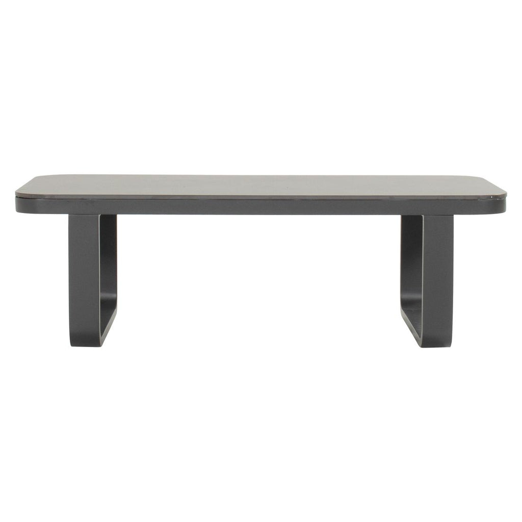Loungesett Milano aluminium/olefin med loungebord - Hartman