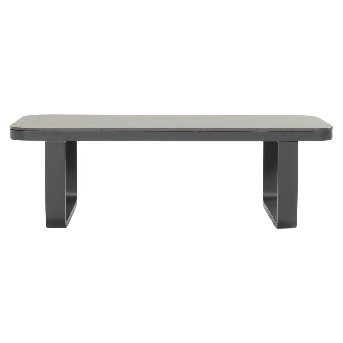 Loungesett Milano aluminium/olefin med loungebord - Hartman