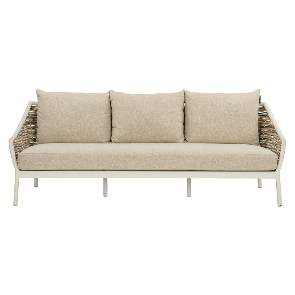 Loungesett Milou aluminium/polyrotting med loungebord - Apple Bee