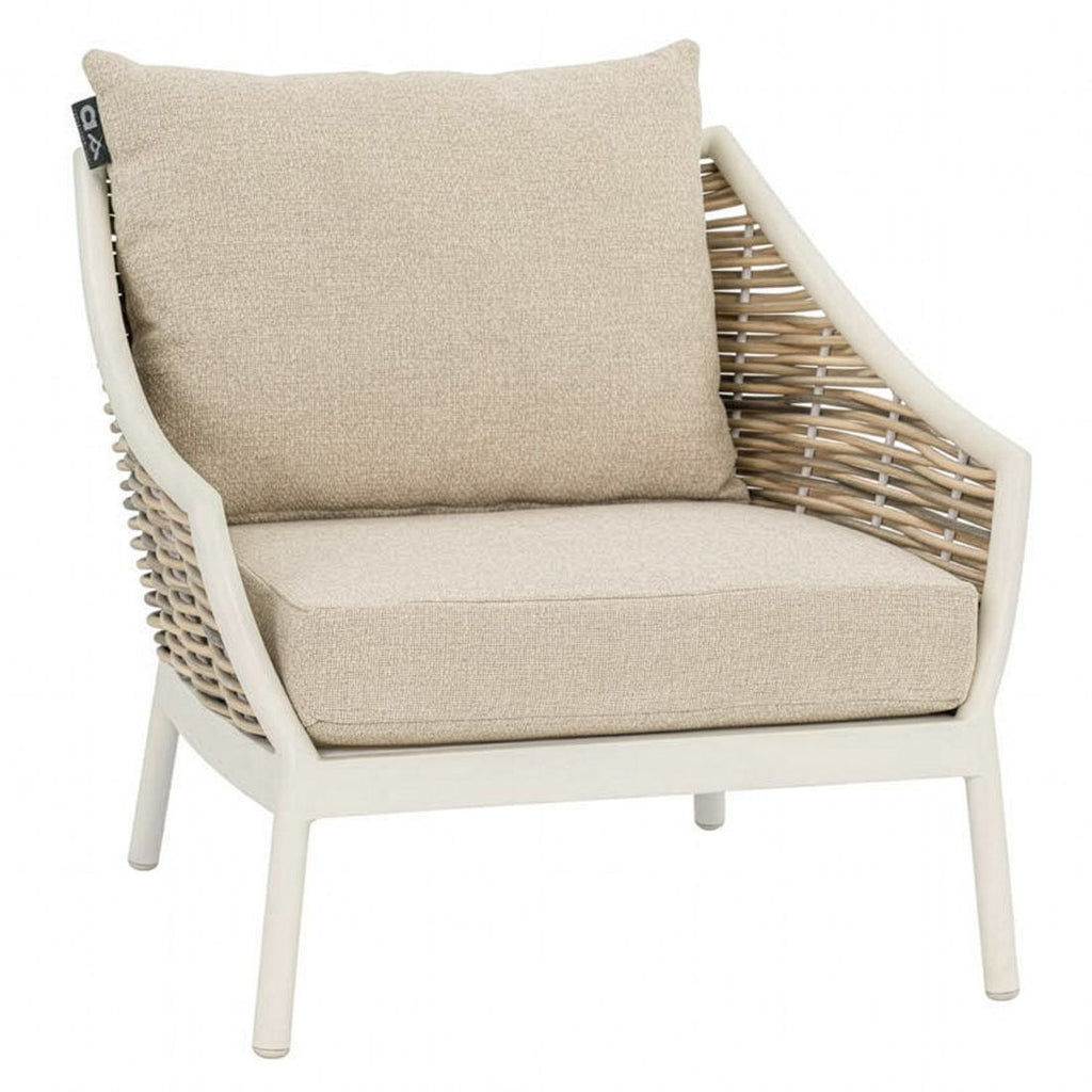 Loungesett Milou aluminium/polyrotting med loungebord - Apple Bee