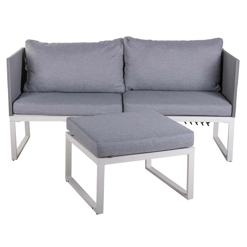 Loungesett Modular med loungebord aluminium/textilen - OUTLIV nærbilde av bord