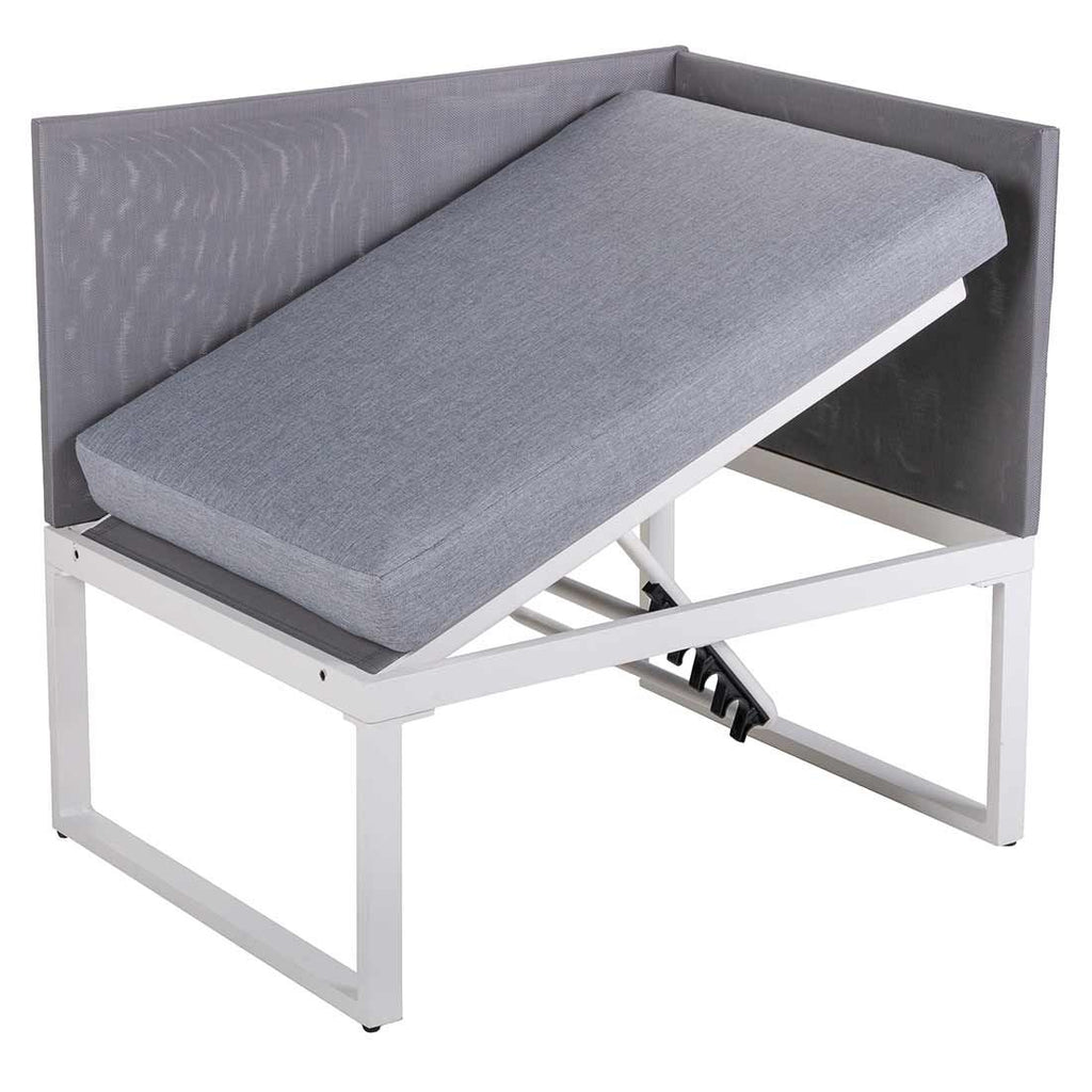 Loungesett Modular med loungebord aluminium/textilen - OUTLIV.