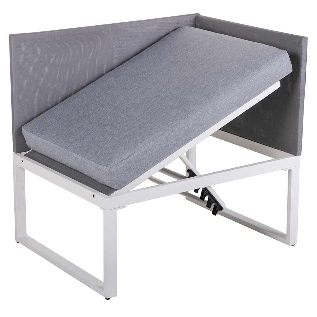 Loungesett Modular med loungebord aluminium/textilen - OUTLIV.