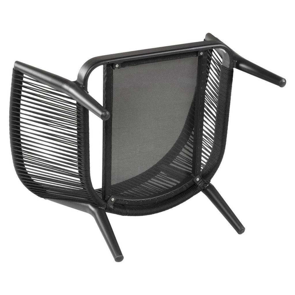 Loungesett Monet med loungebord aluminium tau olefin samlet sett