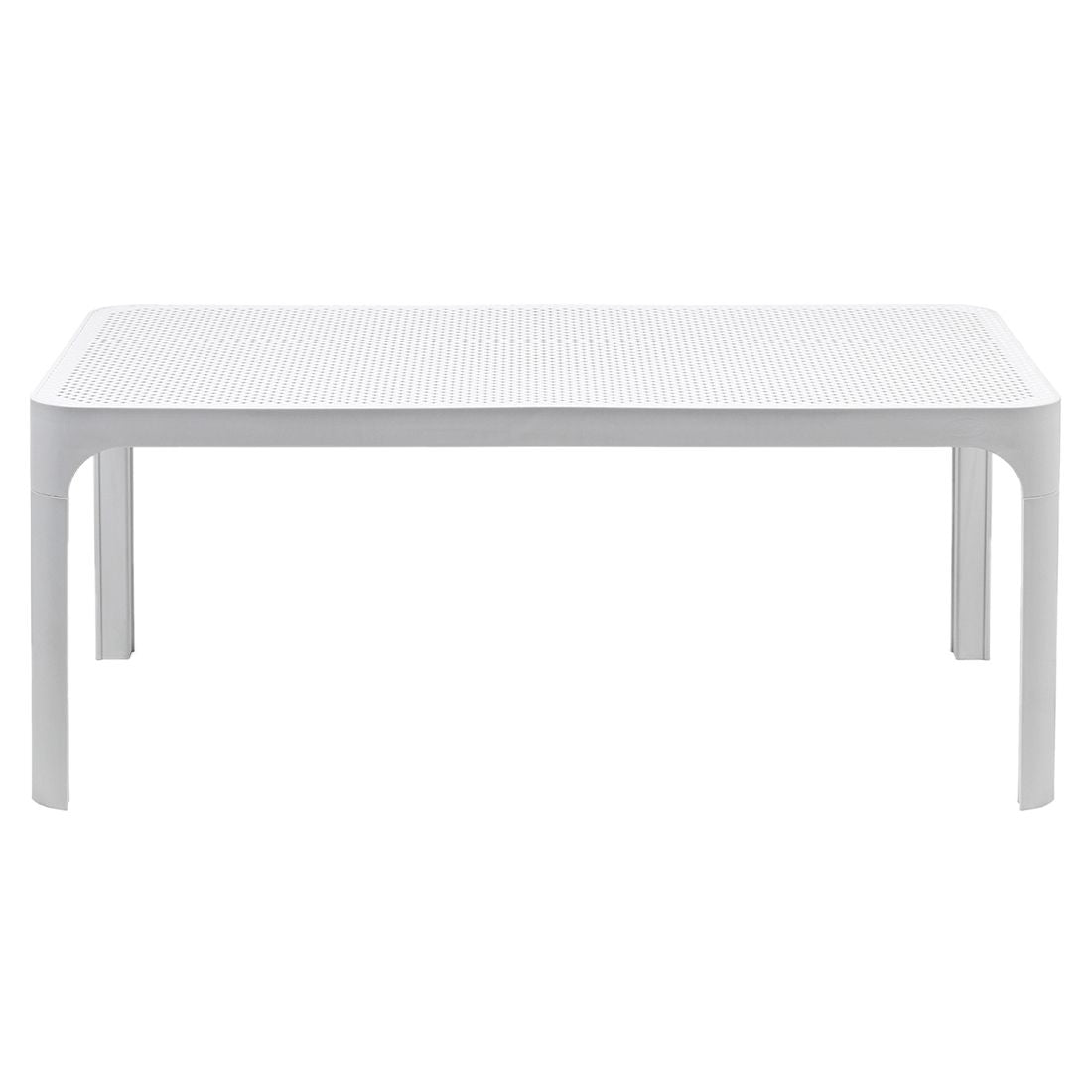 Loungesett Net Relax med loungebord, plast/akryl, hvit - Nardi