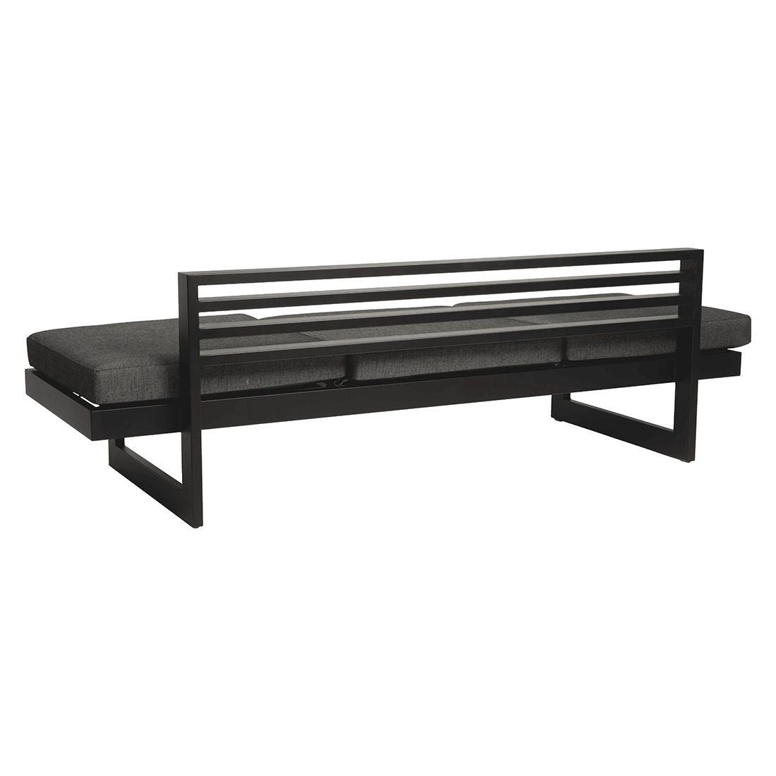 Loungesett New Holly med loungebord aluminium/utestoff - Stern nærbilde av bord