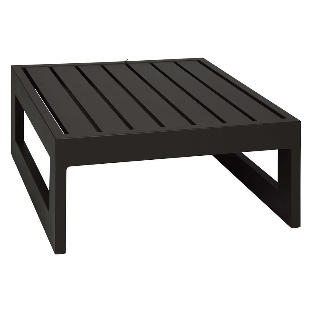Loungesett New Holly med loungebord aluminium/utestoff - Stern sideprofil