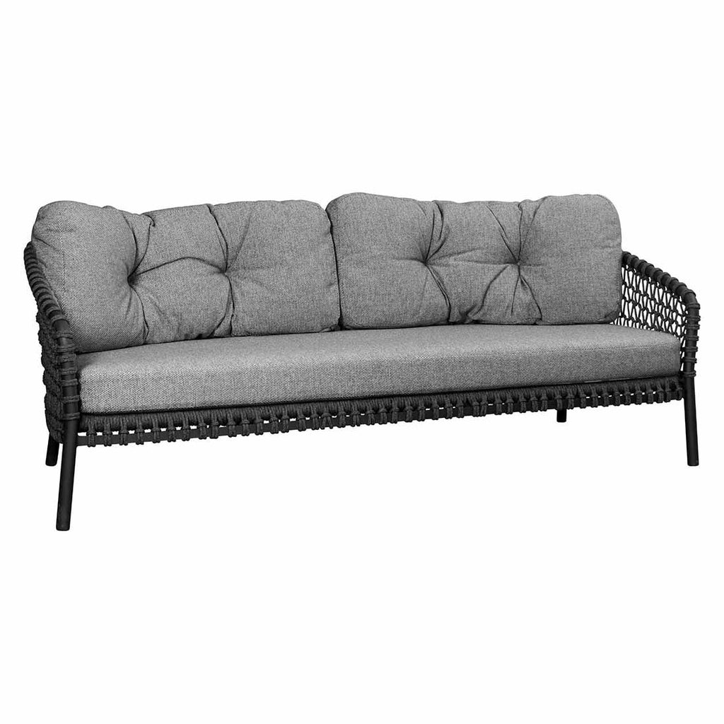 Loungesett Ocean med loungebord detalj av tau materiale