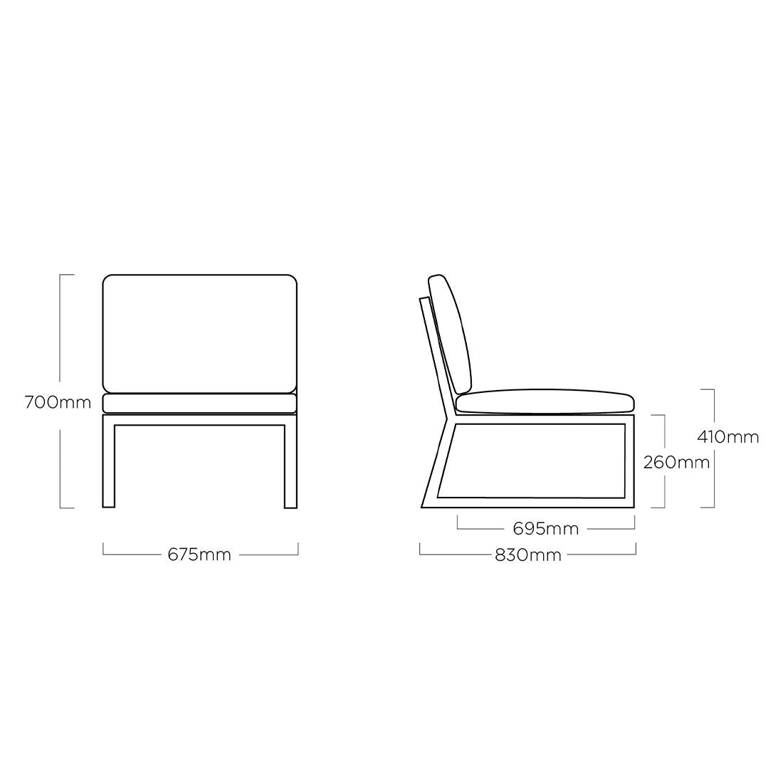 Loungesett Ocean Skid Platform - Kettler