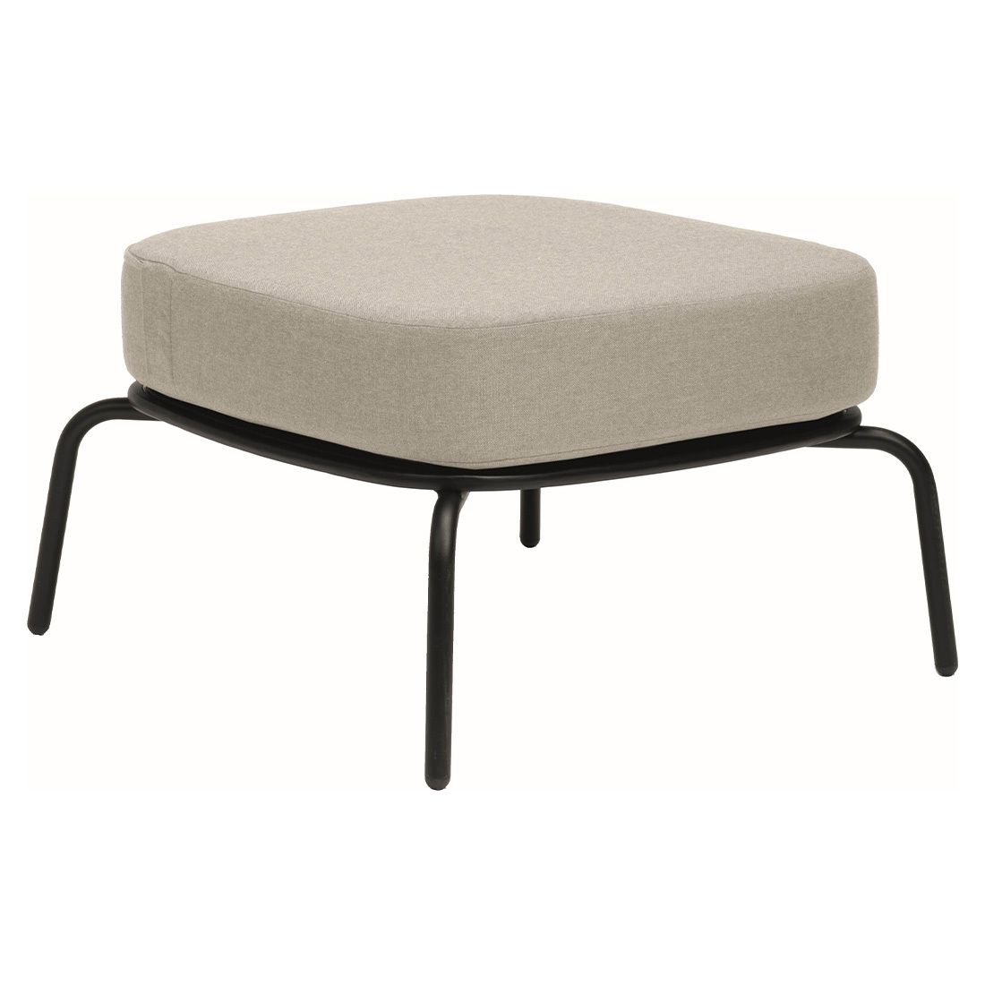 Loungesett Odea aluminium tau med loungebord cream nærbilde bordplate