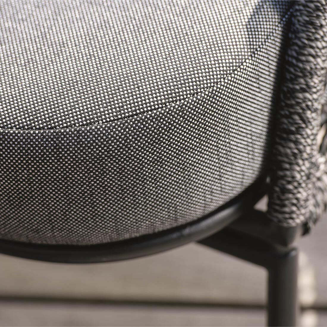 Loungesett Odea aluminium tau med loungebord helhetlig oversikt