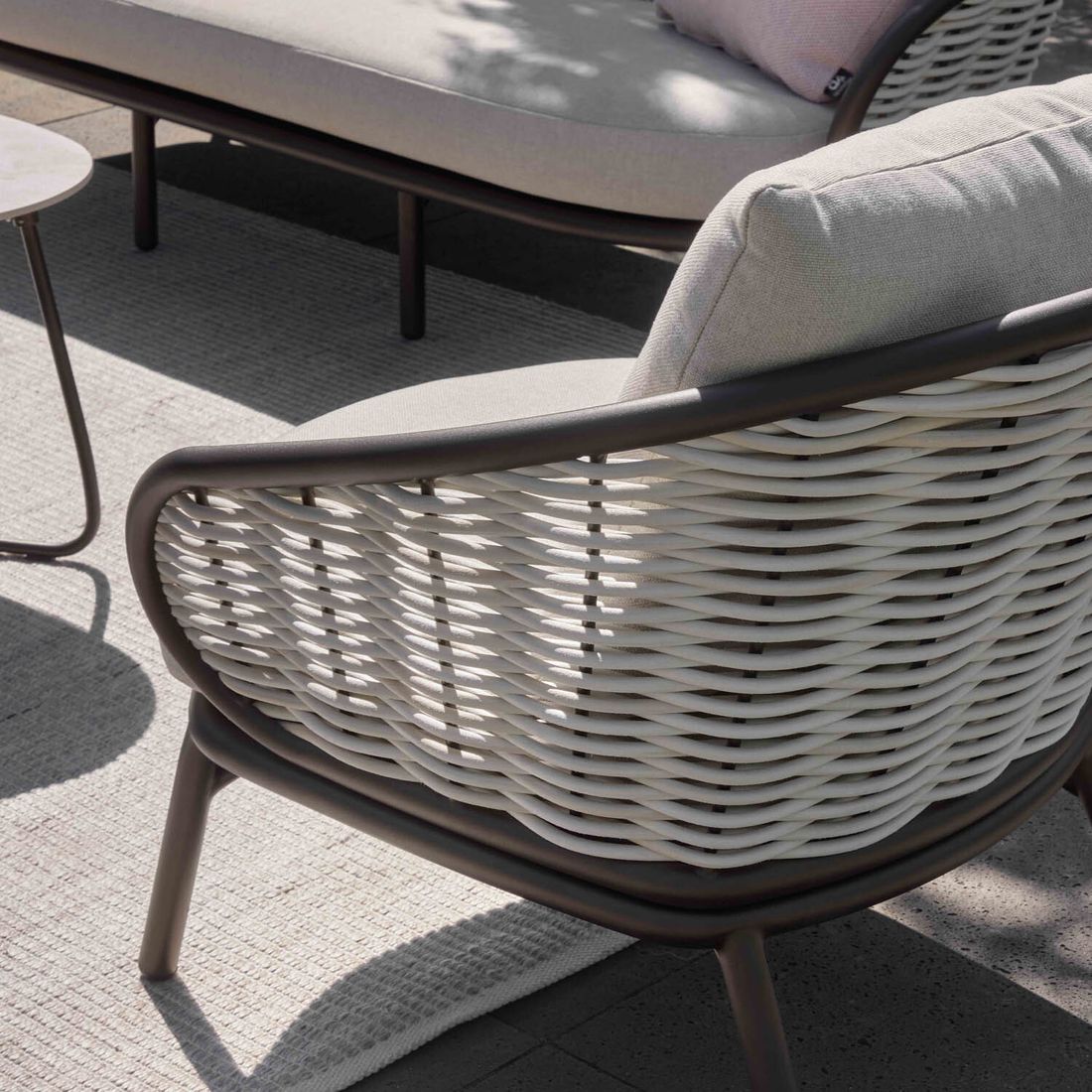 Loungesett Pine Key aluminium/polyrotting med - Apple Bee