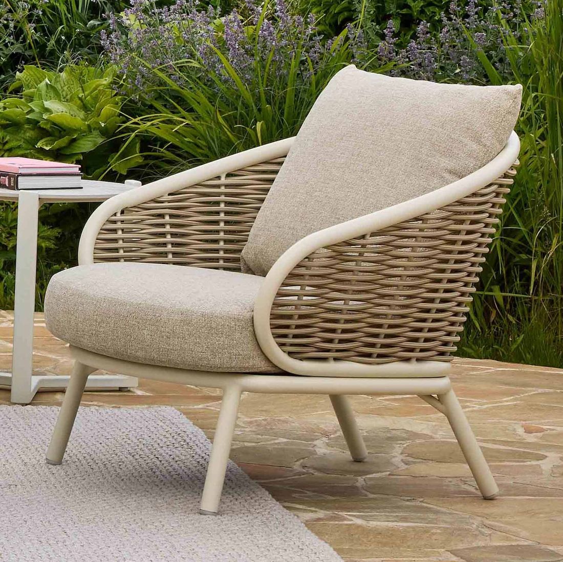 Loungesett Pine Key aluminium/polyrotting med - Apple Bee