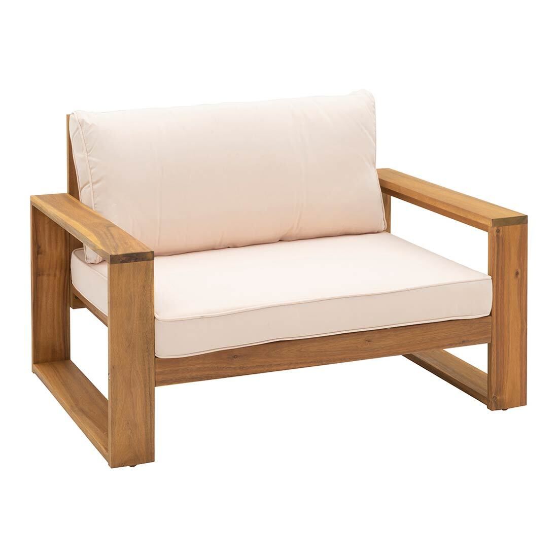 Loungesett Santa Cruz med bord visning av bordplate